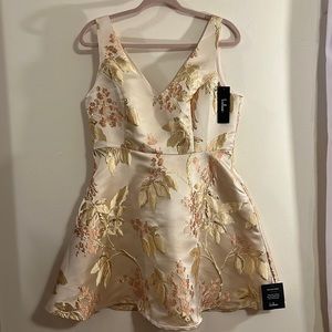 Lulus Jacquard skater dress NWT